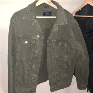 Green Jean Jacket/ ZARA
